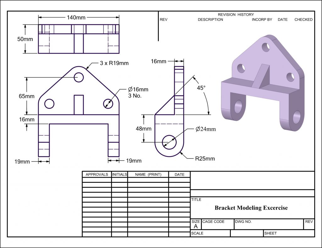 2D CAD Exercise-1