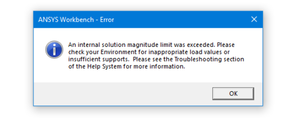 ANSYS Workbench Error