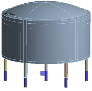 Foundation Support for LNG Tank